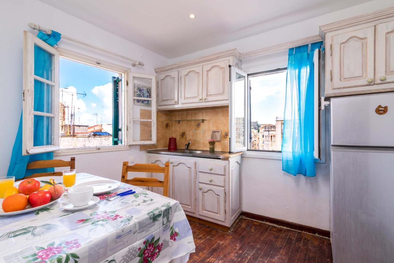 La Casa Con La Vista Delle Fortezze By Corfuescapes Appartement Corfu  Buitenkant foto